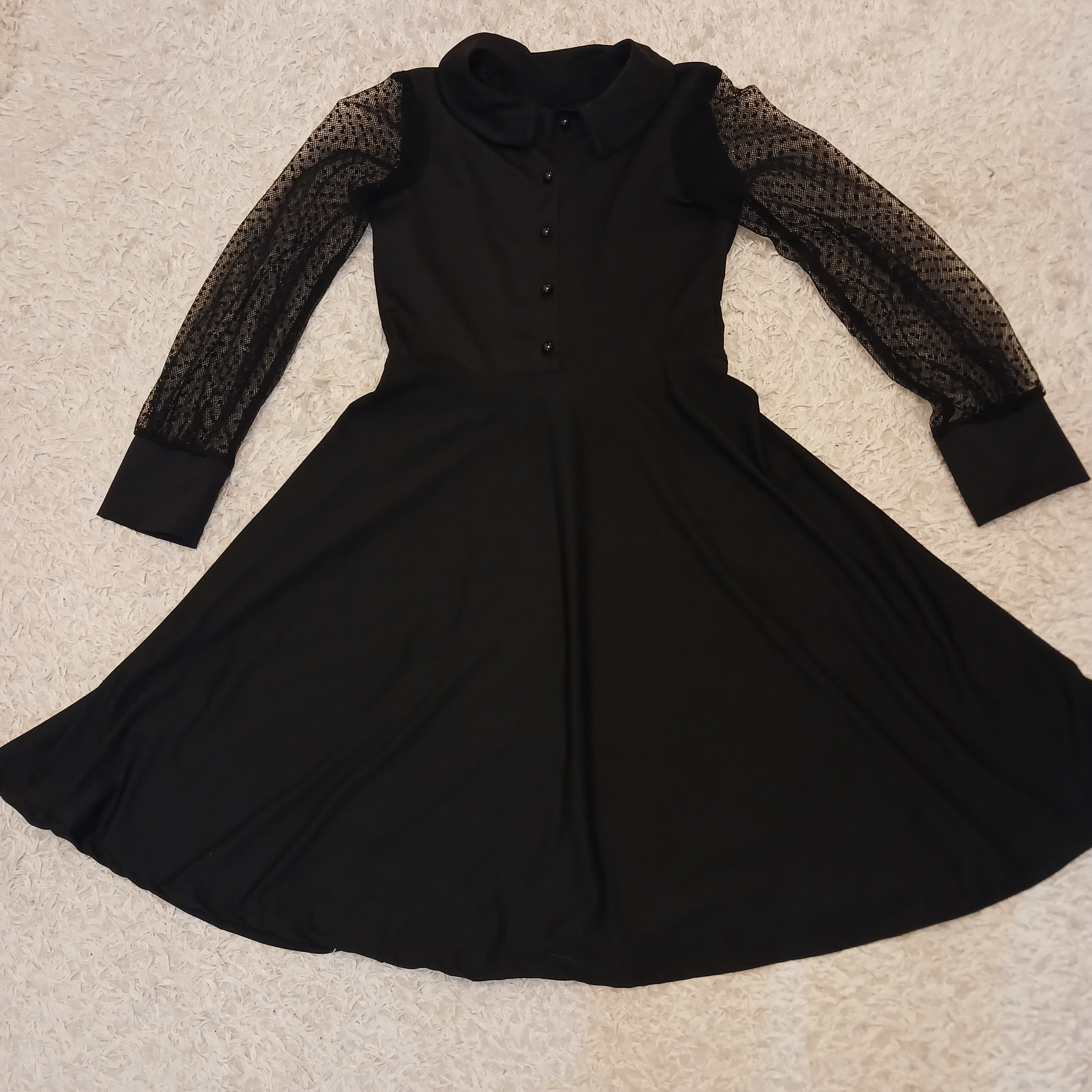 پیراهن مجلسی جلو دکمه دار